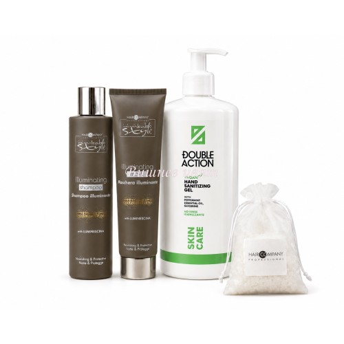 Hair Company Illuminating Set - Комплект шампоан и маска (250мл./200мл.) + подаръци